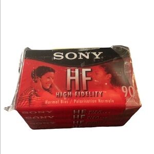 Sony High Fidelity HF 90 Min Audio Cassettes For Voice & Music 4 Pack